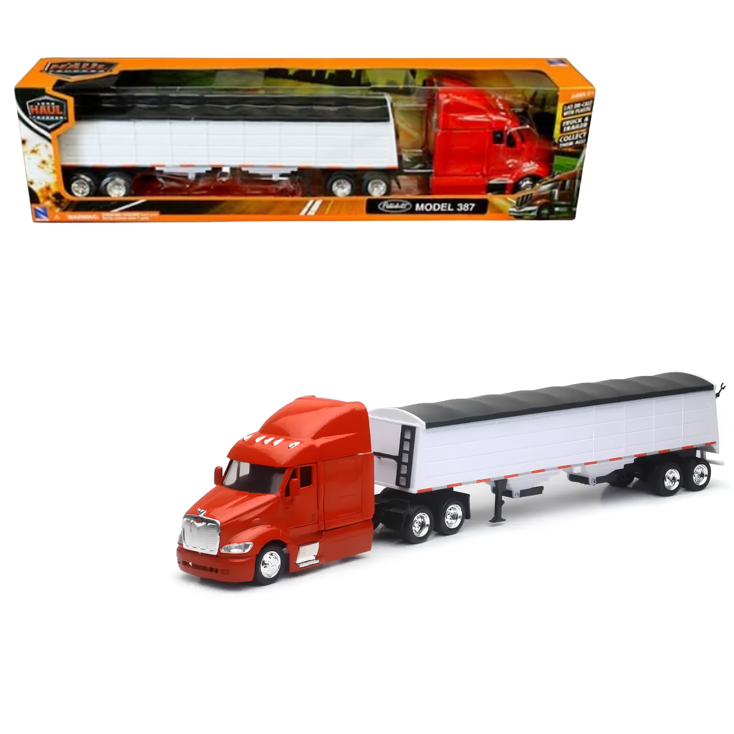 Peterbilt 387 Lowboy Grain Hauler 1:43