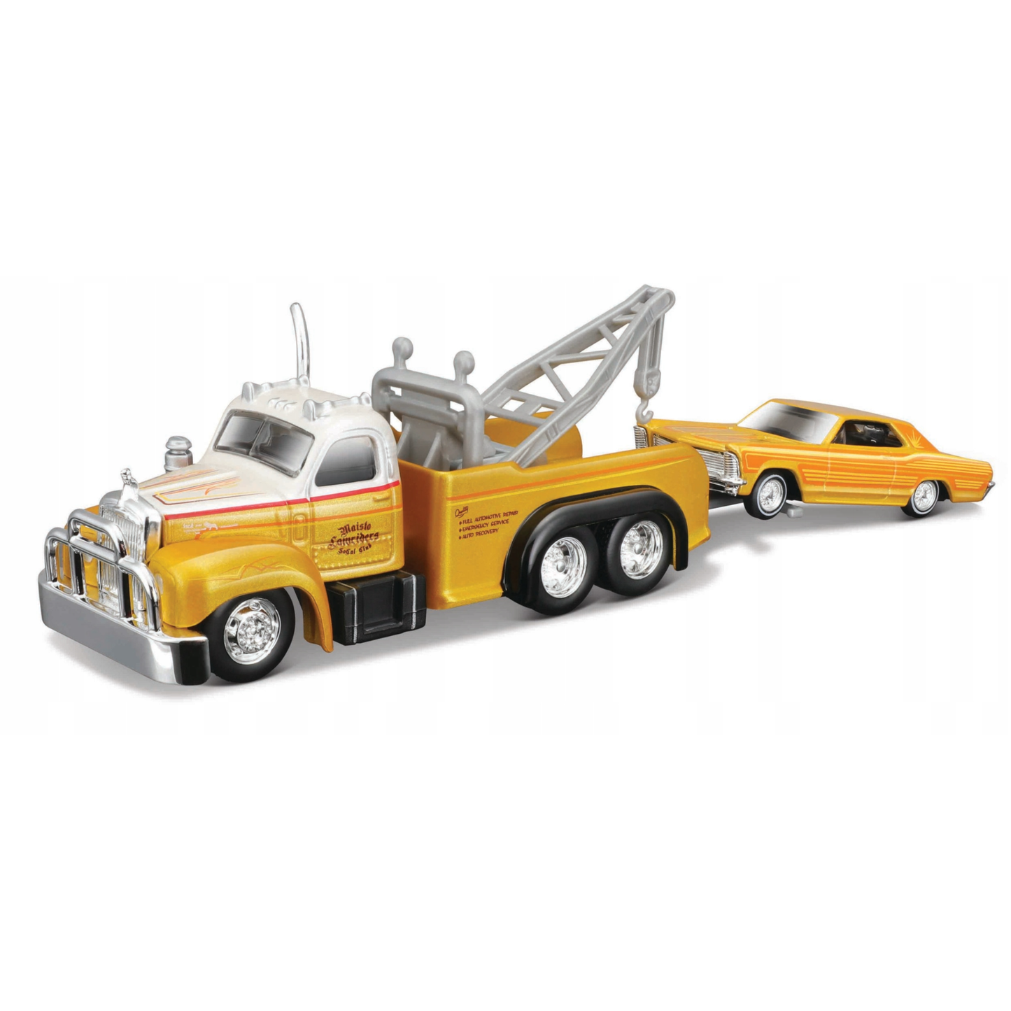 Maisto Camión Grúa Mack B-61 /1953 Buick Riviera 1:64