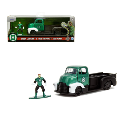Green Lantern & 1952 Chevrolet Coe Pick Up Jada 1:32