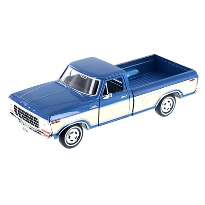 1979 Ford F-150 Custom Blue White 1:24