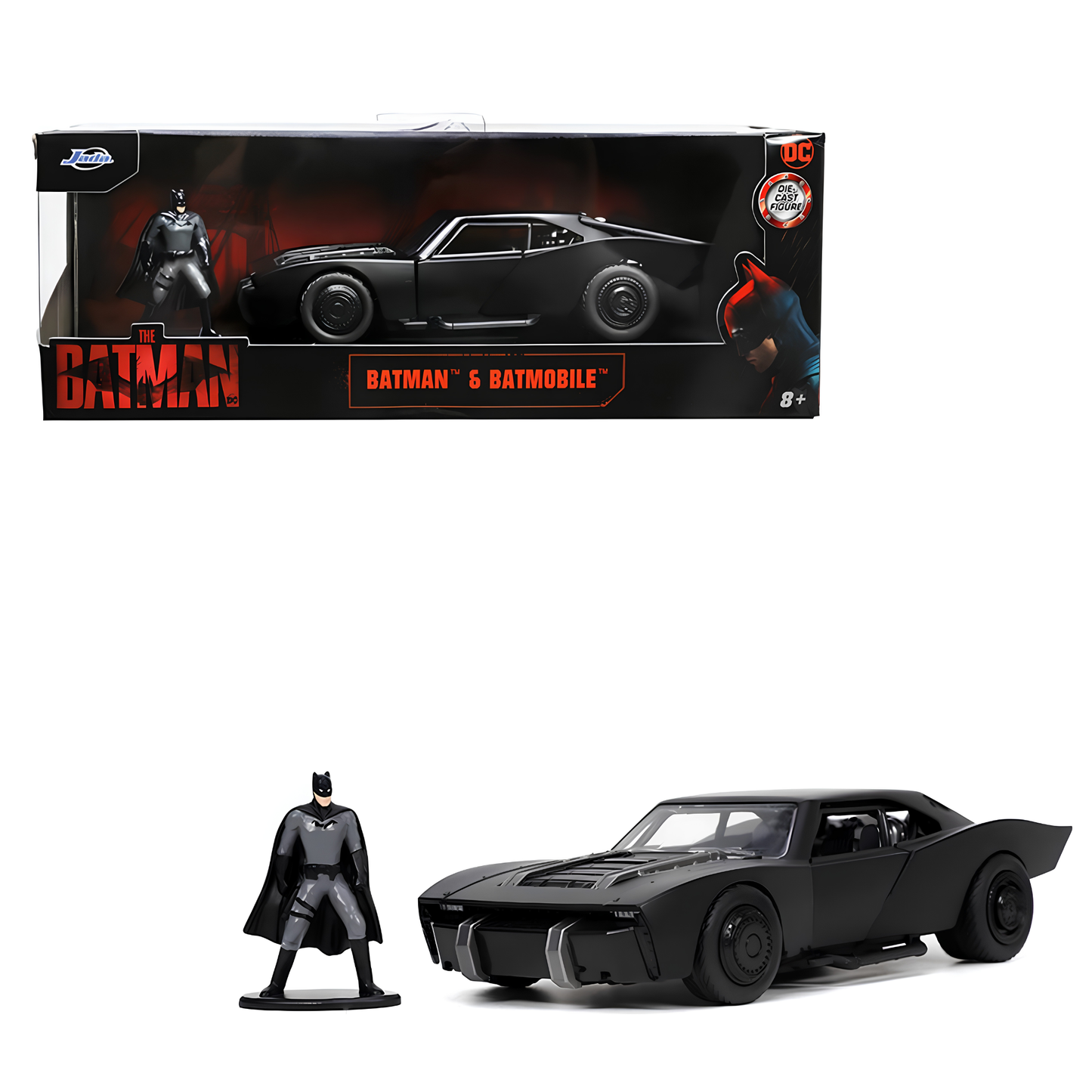 Batman &  Batmobile Jada 1:32