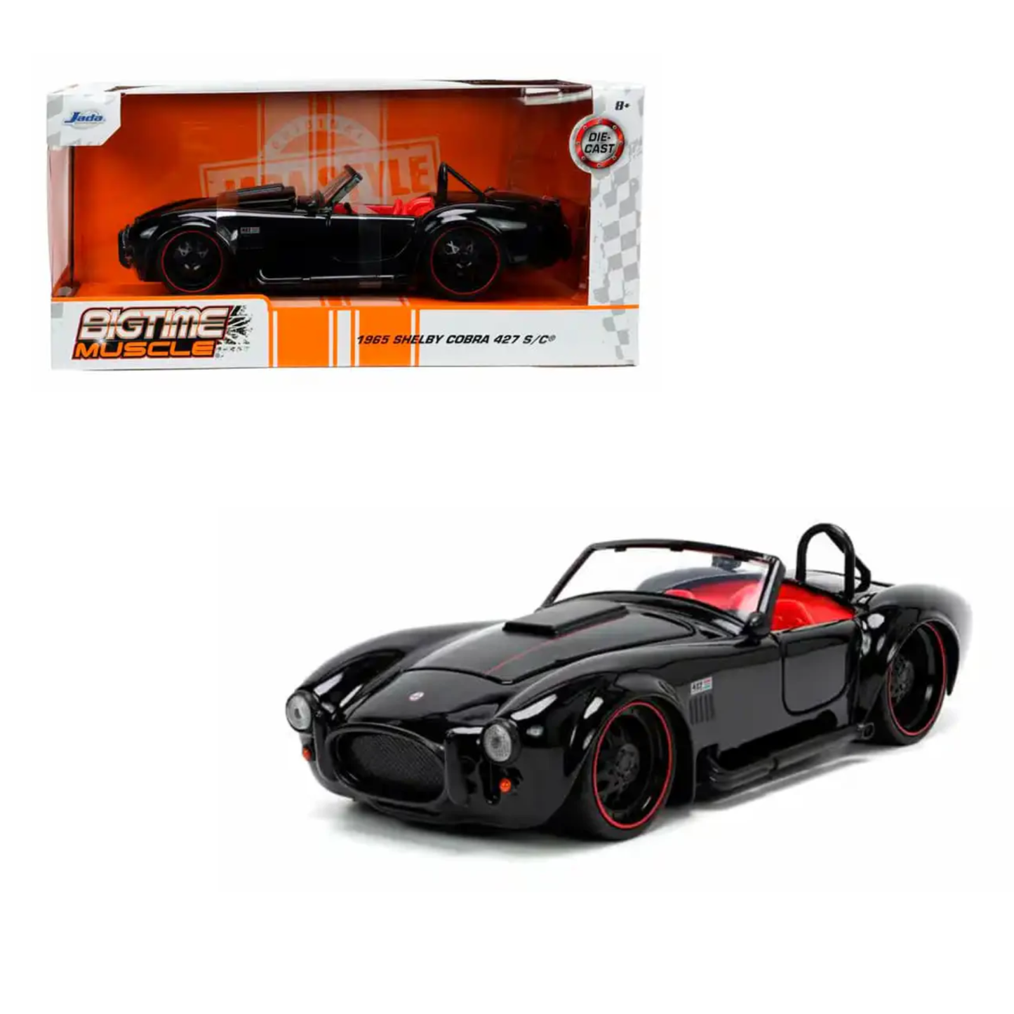 Shelby Cobra 1965 Black 1:24