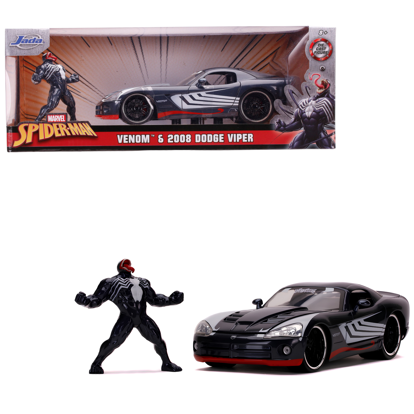 2008 Dodge Viper Srt W/Venom Jada 1:24