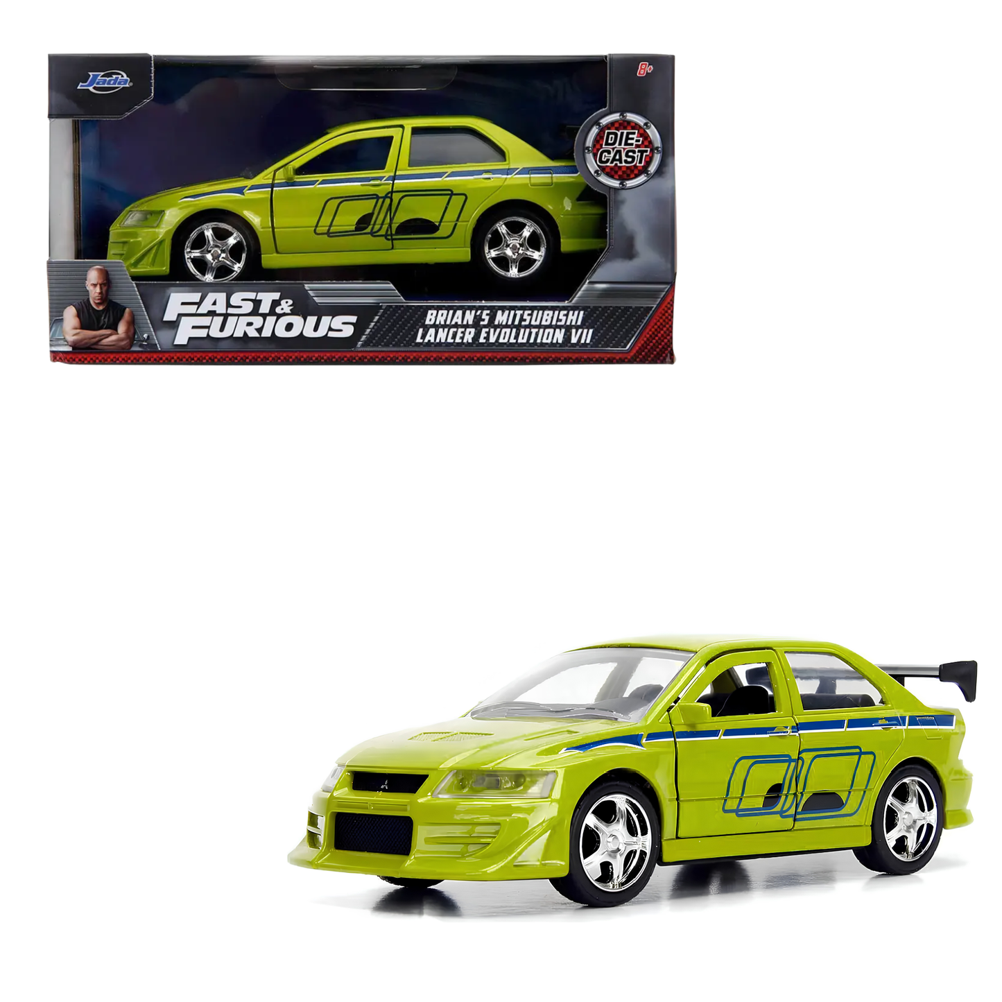 Brian´s Mitsubishi Lancer Evo 7 Jada 1:24
