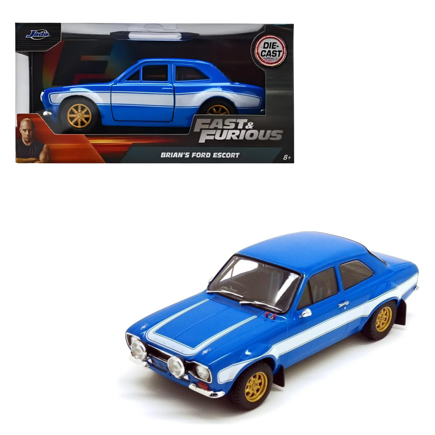 Brian´s Ford Escort escala 1:32 Jada