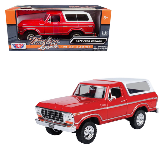 1978 Ford Bronco Red 1:24
