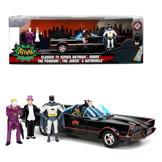 1966 Classic Tv Series W/Batman and Robin, Joker and Pinguin Jada 1:24