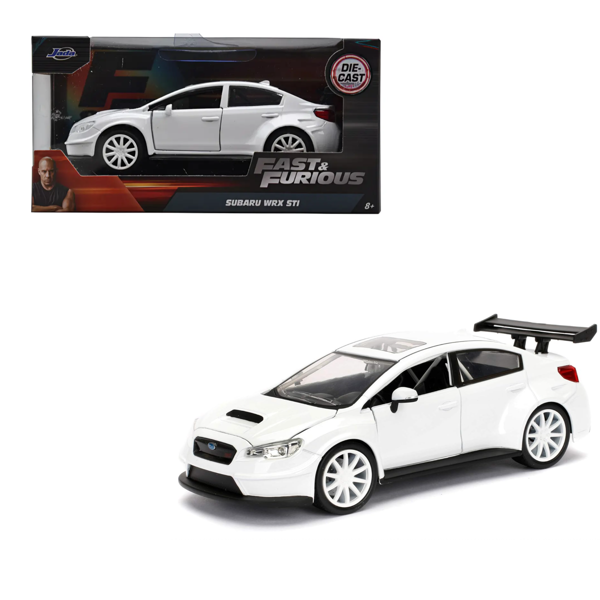 Subaru Wrx Sti Blanco escala 1:32 Jada