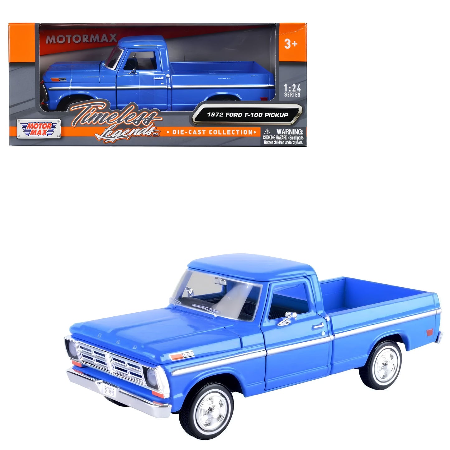 1972 Ford F-100 Blue 1:24