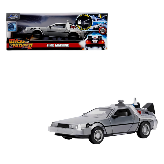 DeLorean Part 2 Time Machine  W/Light Jada 1:24