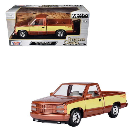 1992 Chevy 454 ss Beige/Gold 1:24