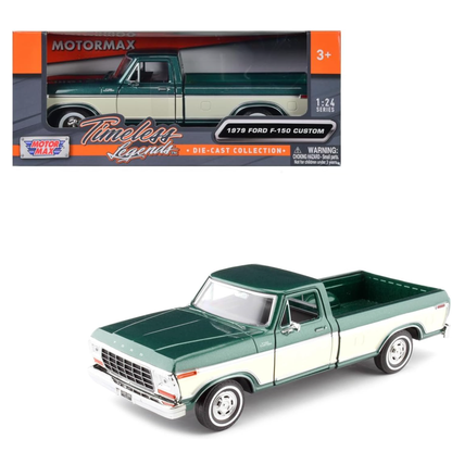1979 Ford F-150 Custom Green White 1:24
