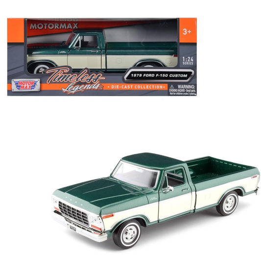 1979 Ford F-150 Custom Green White 1:24