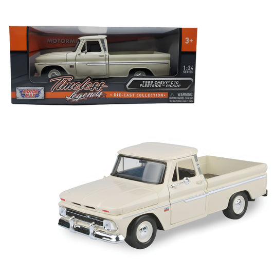 1966 Chevy C10 Cream 1:24