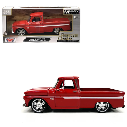 Chevy C10 Red 1966 01:24