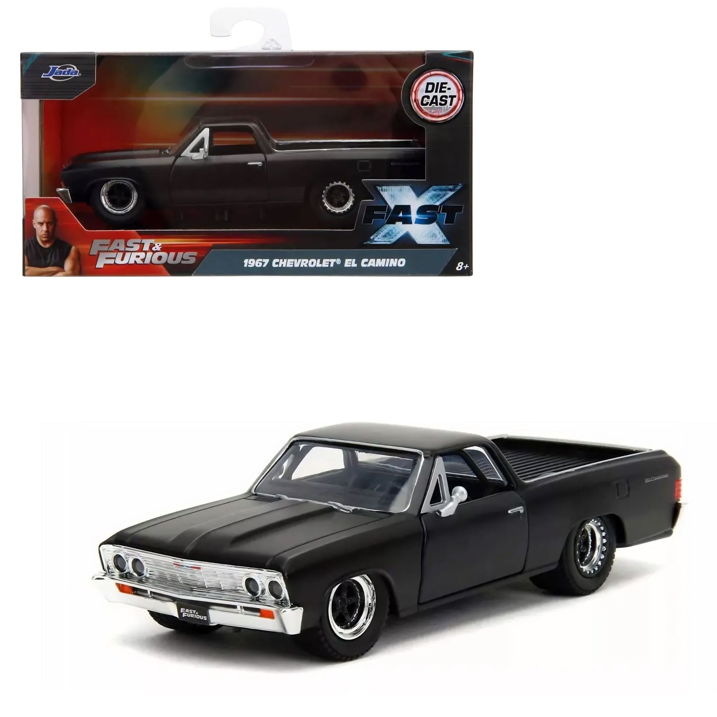 1967 Chevrolet El Camino Jada escala 1:32