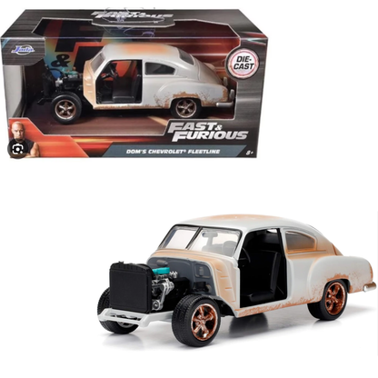Fast & Furious 8 Dom's Chevy Fleetline Rusty 01:32