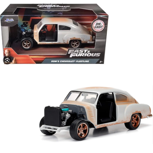 Fast & Furious 8 Dom's Chevy Fleetline Rusty 01:32