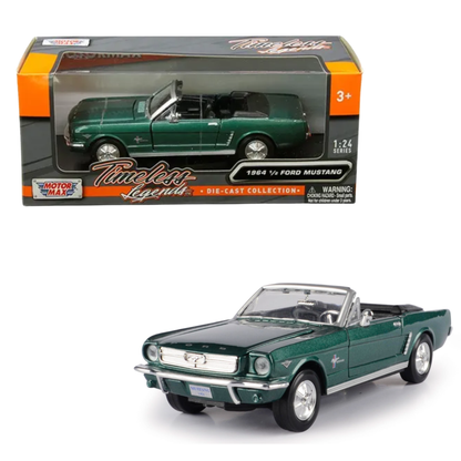 Ford Mustang Combertible Green '1964 1/2 01:24