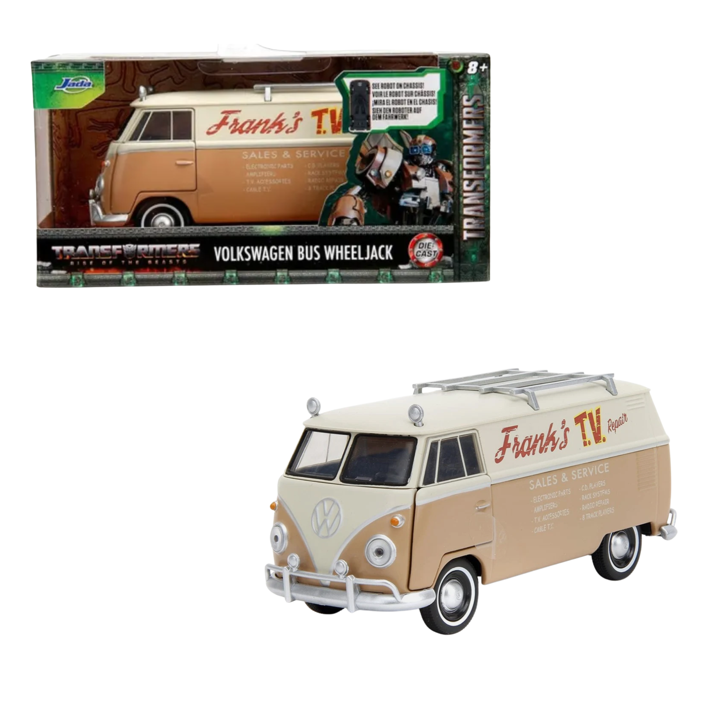 Volkswagen Bus WheelJack escala 1:32