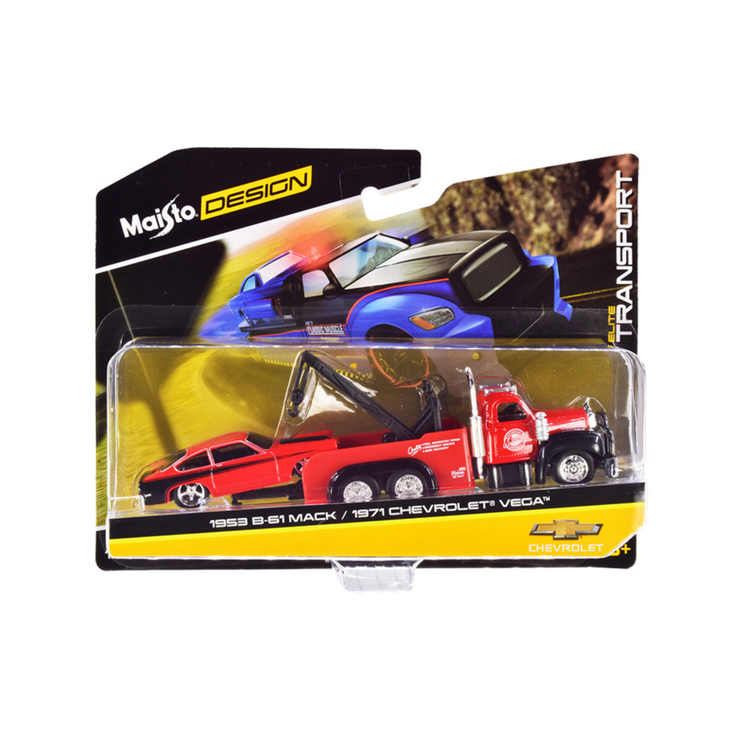 Maisto Chevrolet B-61 Mack 1953/ 1971 Chevrolet Vega 1:64