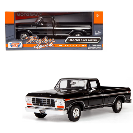1979 Ford F-150 Custom Black 1:24