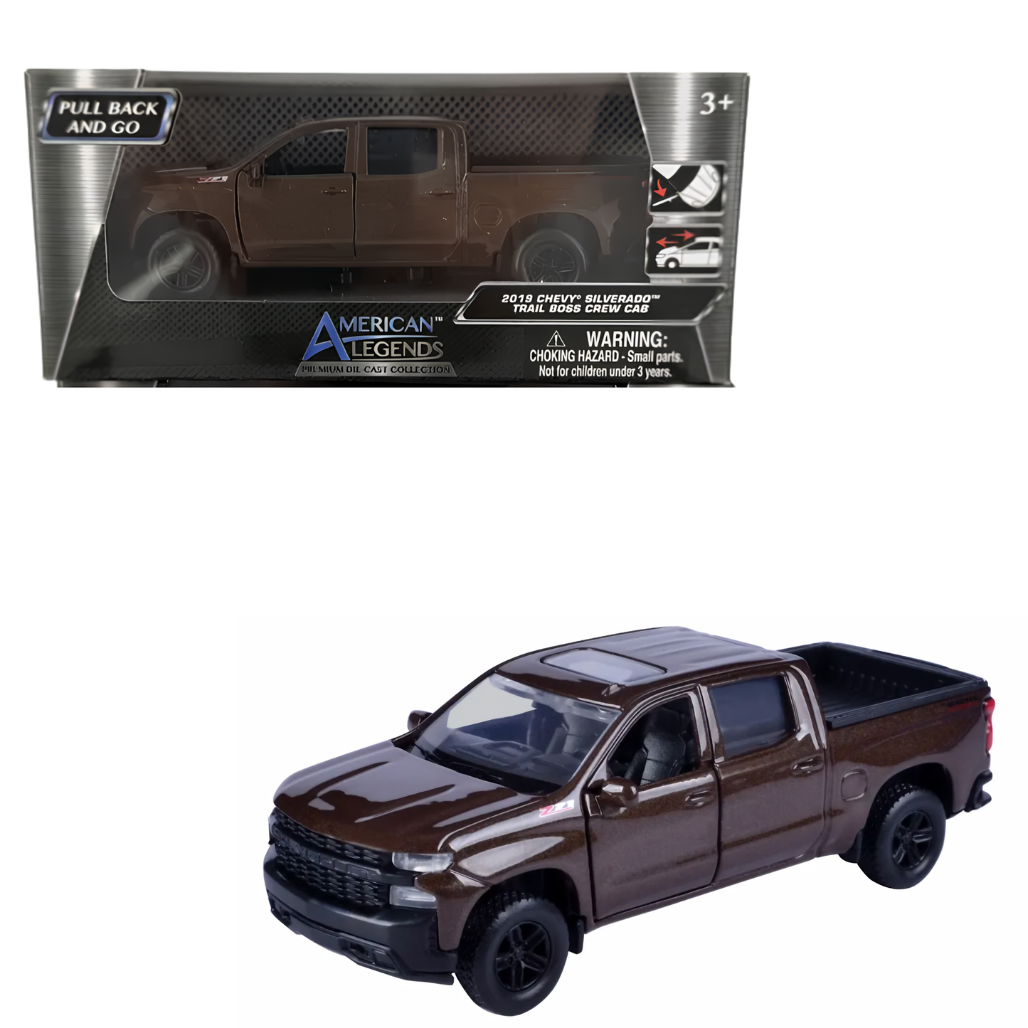 2019 Chevy Silverado Brown 1:43 5"