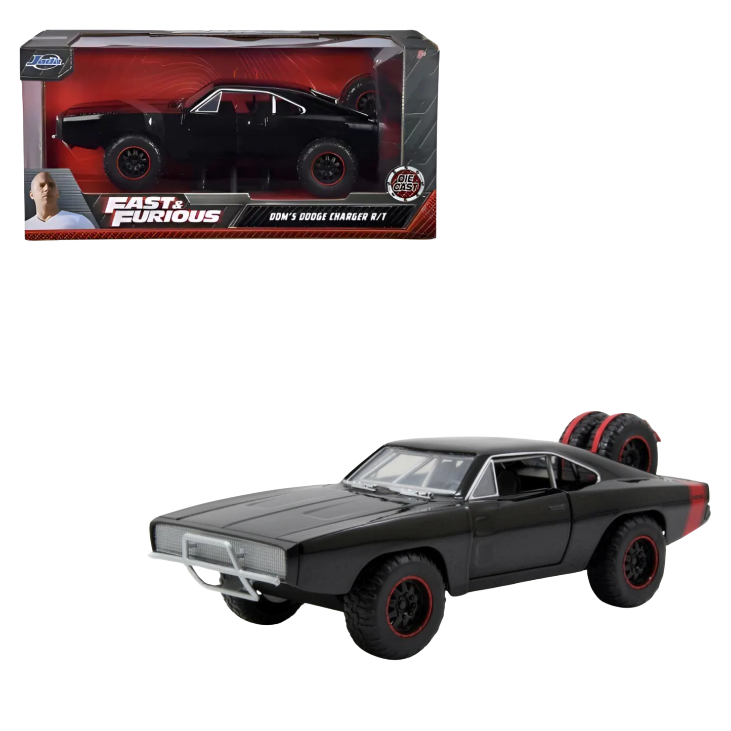 Dom´s Dodge Charger RT W/Wheels Jada 1:24