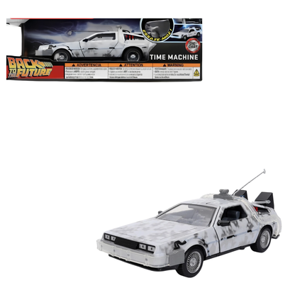 DeLorean Time Machine Frost Version W/Light Jada 1:24