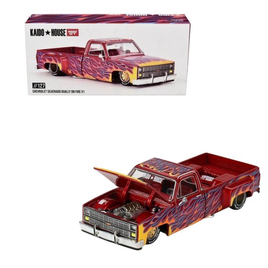 Chevrolet Silverado Dually On Fire V1-Kaido House