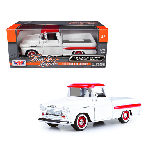 1958 Chevrolet Apache Fleetside Pick Up escala 1:24