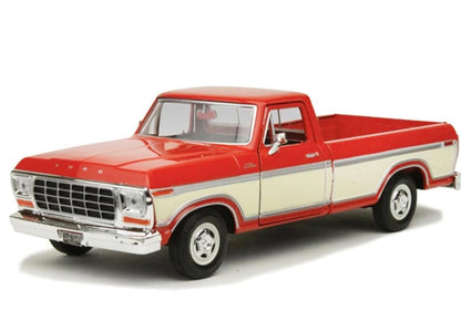 Ford F-150 1979 Orange/Cream 1:24 Motormax
