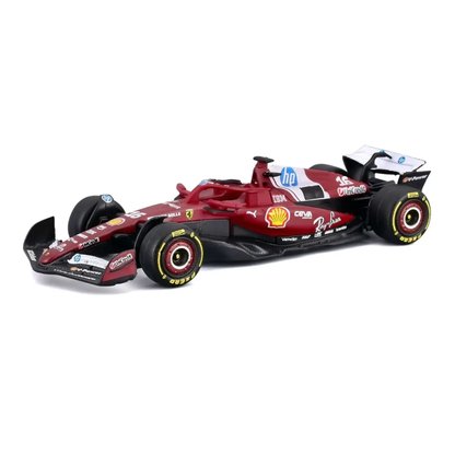 Pack Ferrari SF-25 F1 2025 Bburago Escala 1:64 | Charles Leclerc #16 + Lewis Hamilton #44