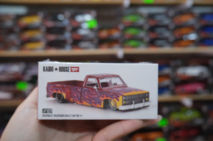 Chevrolet Silverado Dually On Fire V1-Kaido House