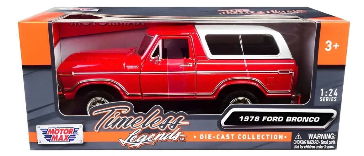 1978 Ford Bronco Red 1:24