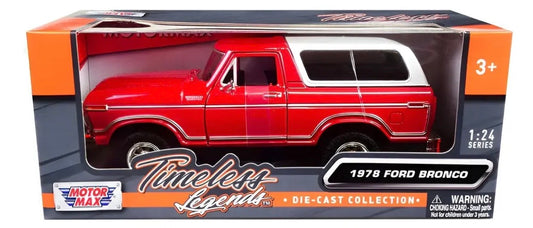 1978 Ford Bronco Red 1:24