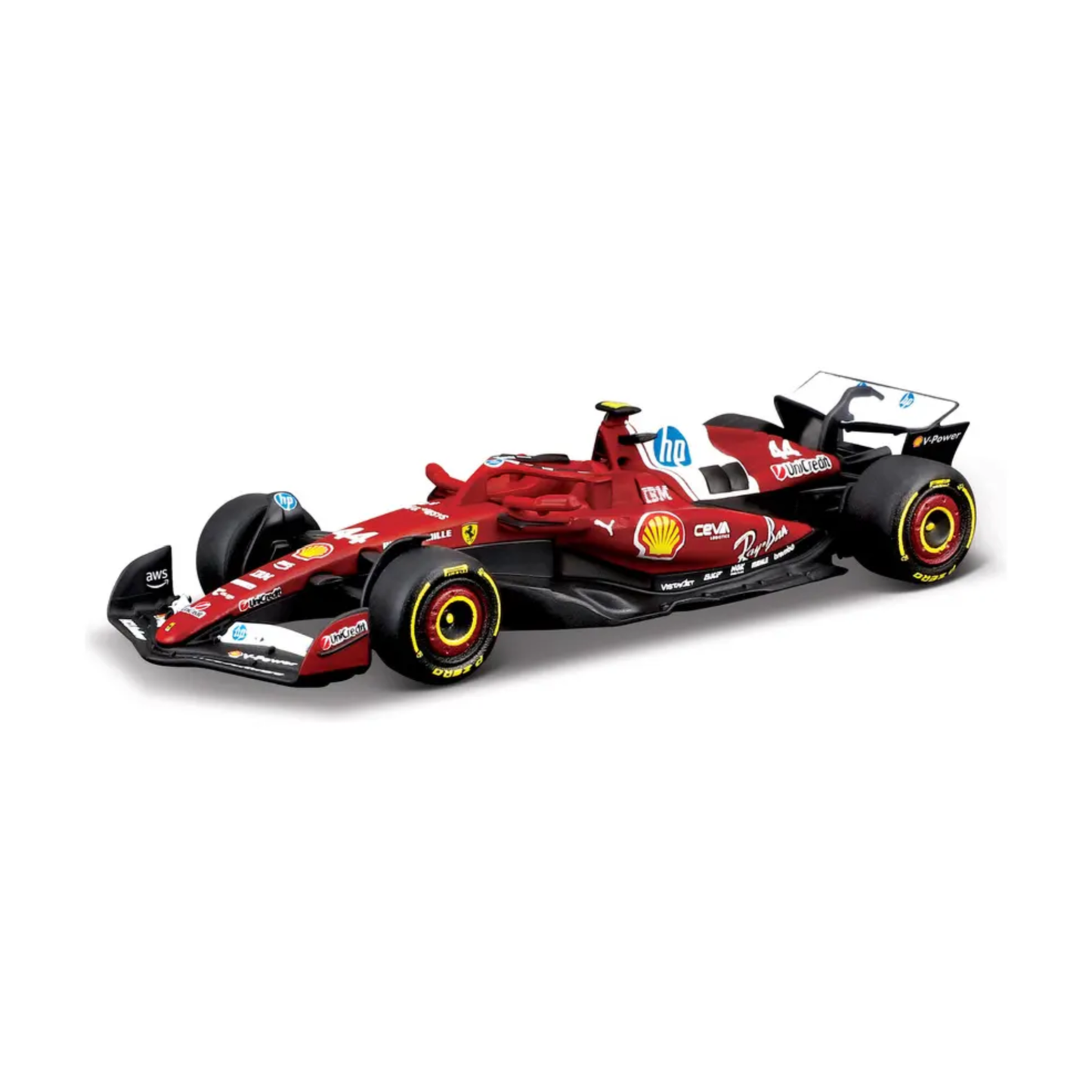 Pack Ferrari SF-25 F1 2025 Bburago Escala 1:64 | Charles Leclerc #16 + Lewis Hamilton #44
