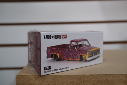 Chevrolet Silverado Dually On Fire V1-Kaido House