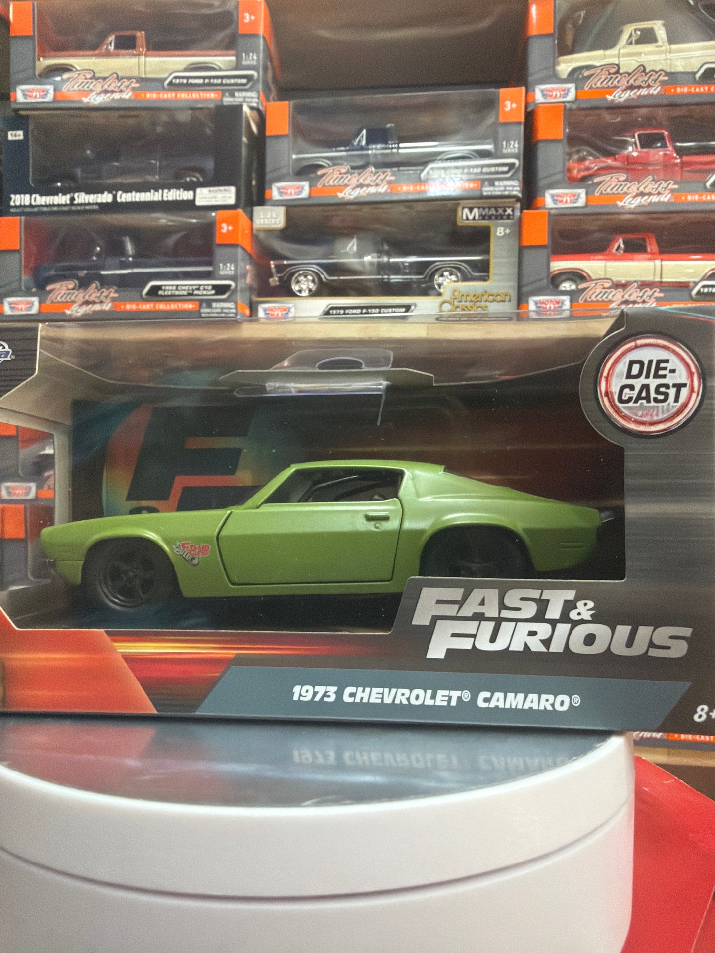 1973 Chevrolet Camaro escala 1:32 Jada