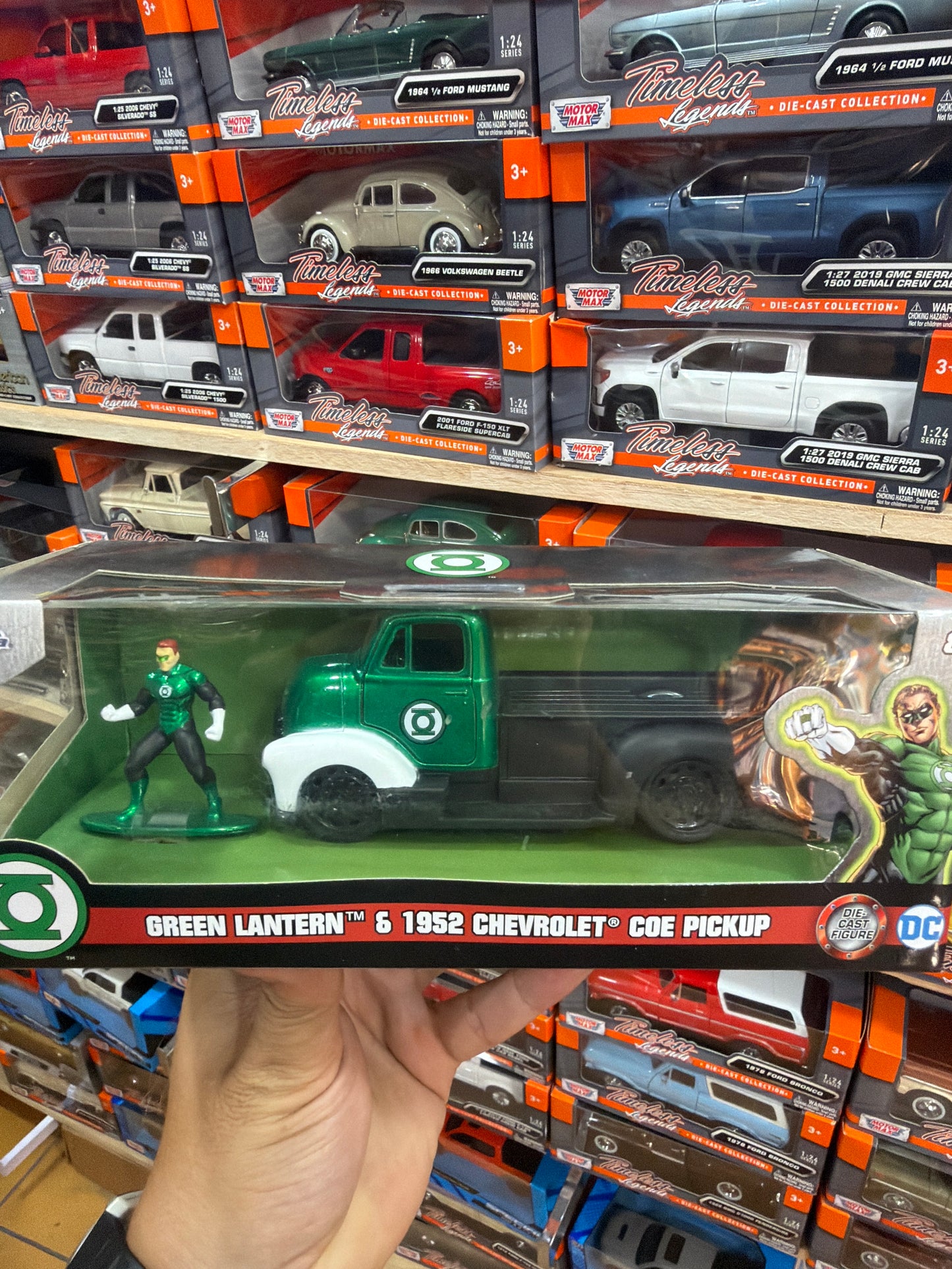 Green Lantern & 1952 Chevrolet Coe Pick Up Jada 1:32