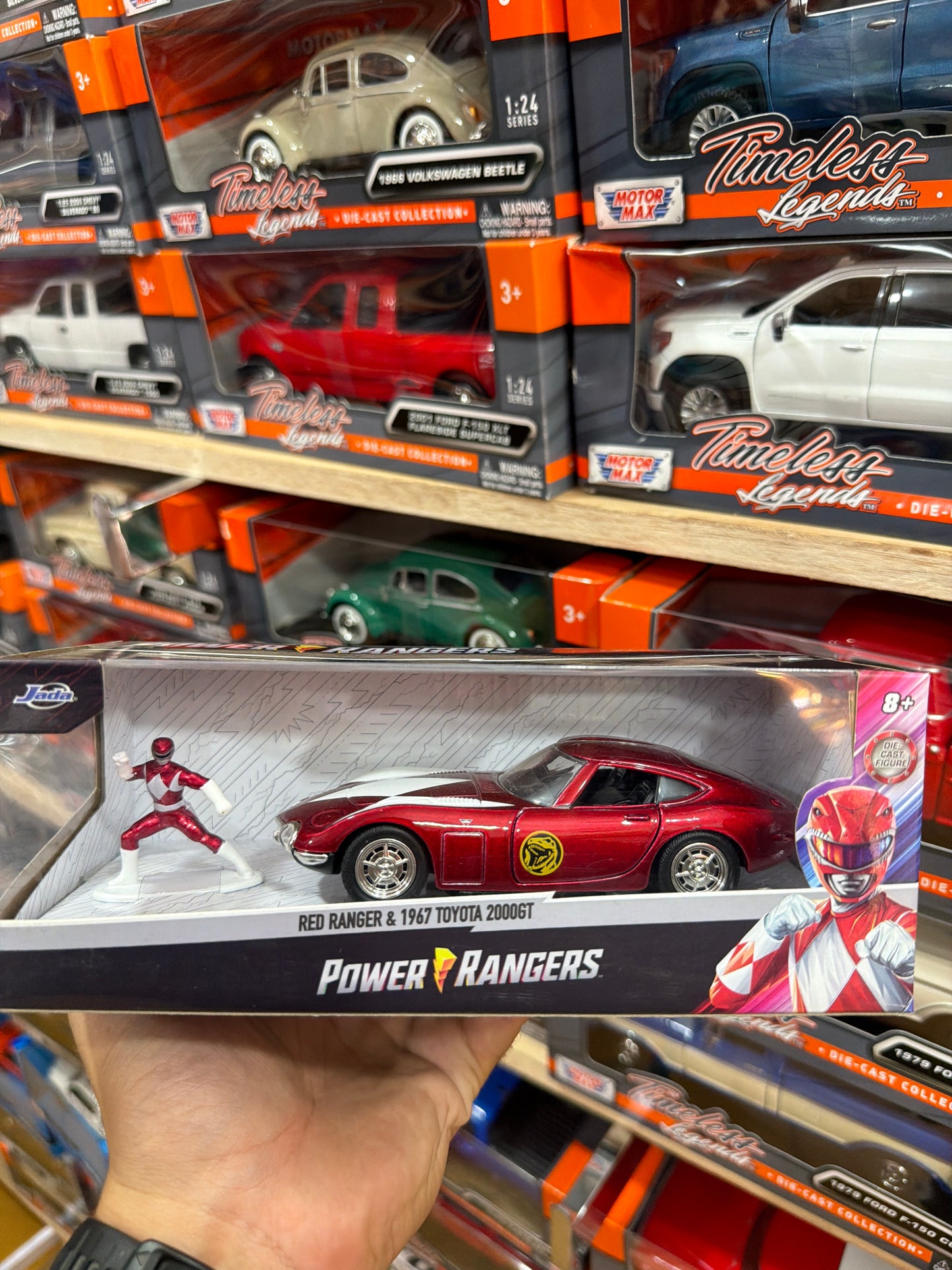 Red Ranger & 1967 Toyota 2000Gt Jada 1:32