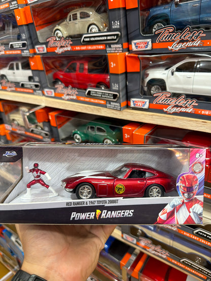Red Ranger & 1967 Toyota 2000Gt Jada 1:32