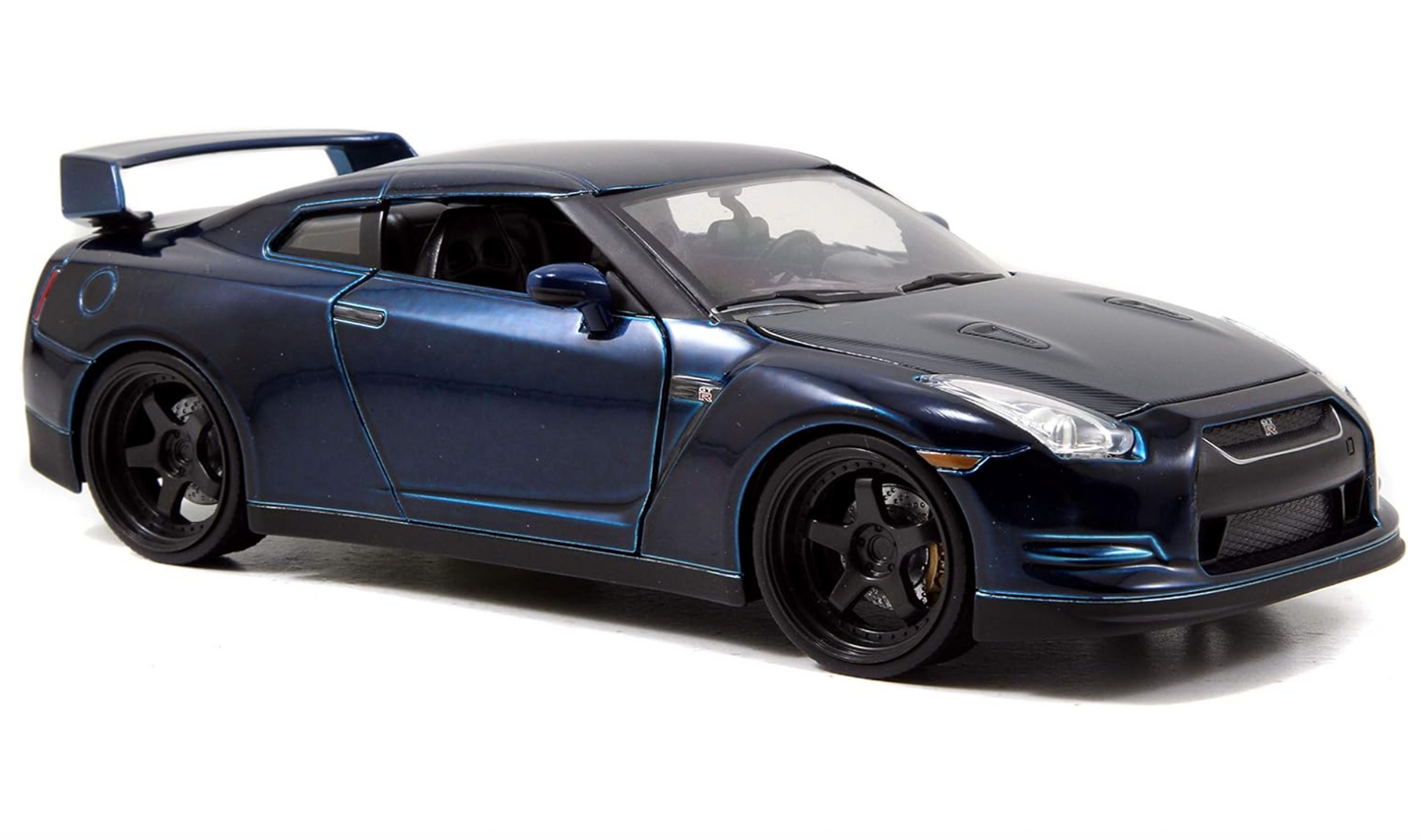 Brian´s Nissan Gt-r  (R35) Blue escala 1:32 Jada