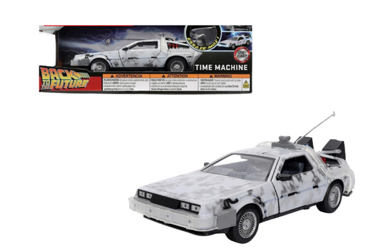 DeLorean Time Machine Frost Version W/Light Jada 1:24