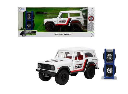 Just Trucks 1973 Ford Bronco Hard Top W/Rack Jada 1:24