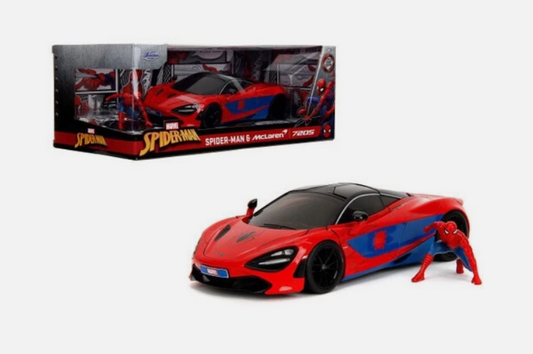 Mclaren 720s W/Spiderman Jada 1:24