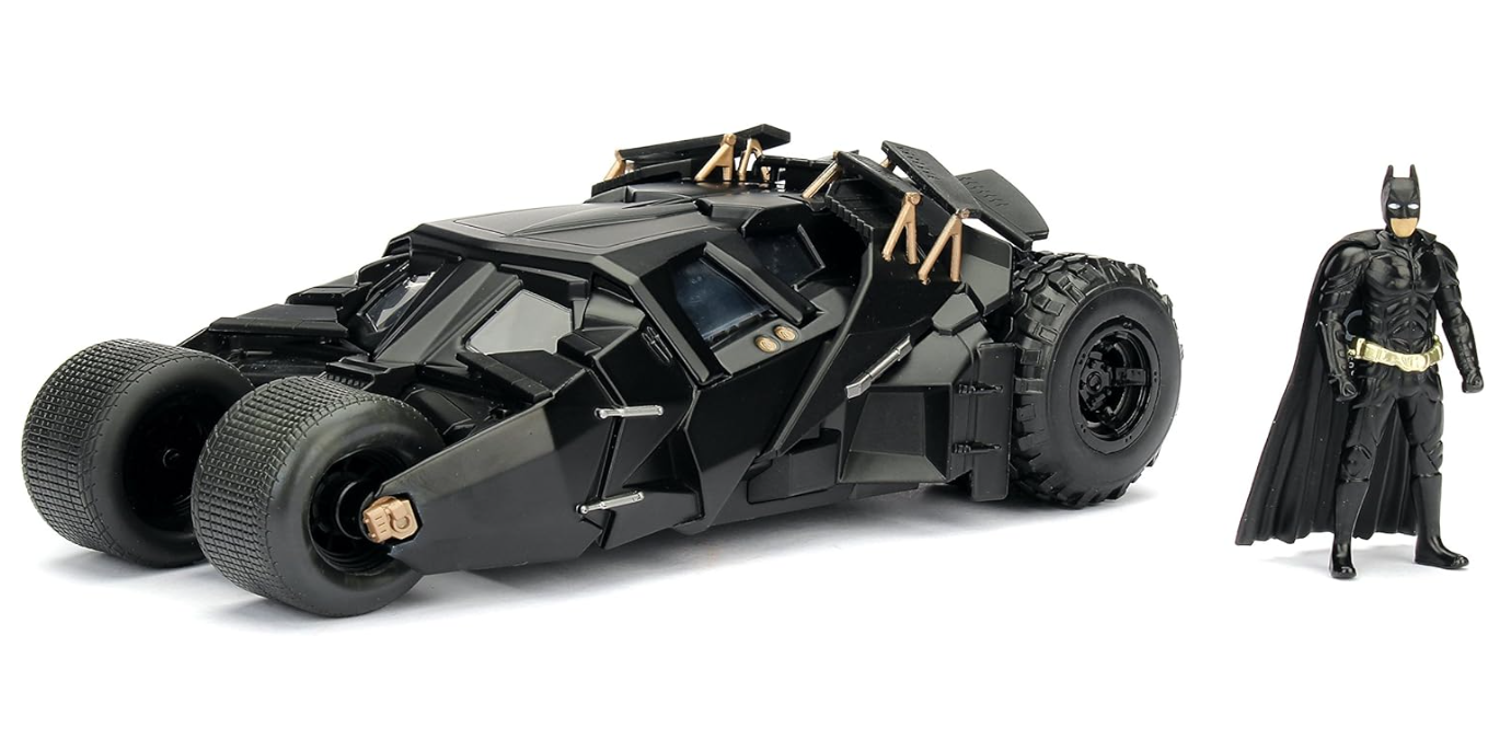 The Dark Knight 2008 Batmobile W/Batman Jada 1:24