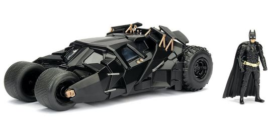 The Dark Knight 2008 Batmobile W/Batman Jada 1:24