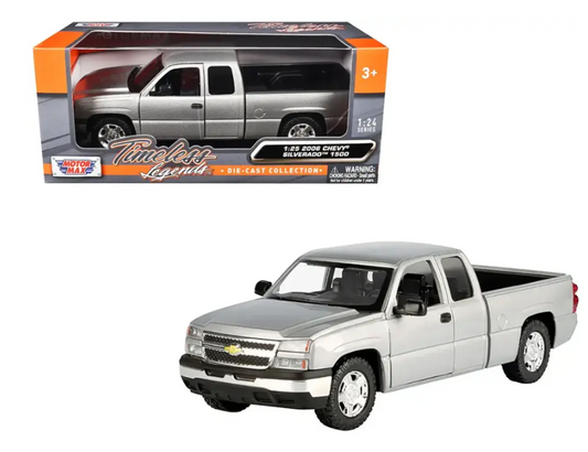 Chevrolet Silverado 1500 2006 Gray escala 1:24