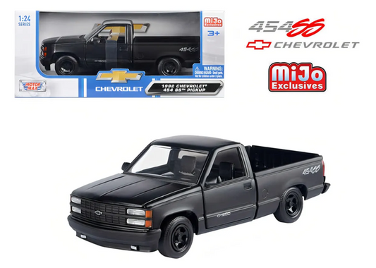 Chevrolet 454ss Pick Up Black escala 1:24